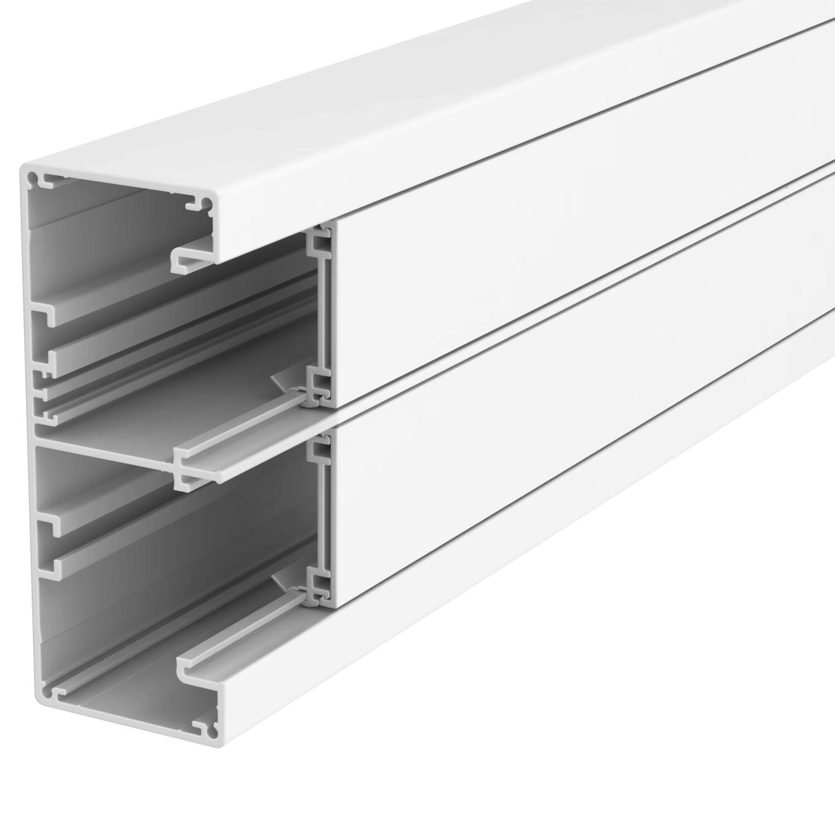 BETTERMANN Geräteeinbaukanal Alu rws GA-53130RW 130x53mm RAL9010 unbeh
