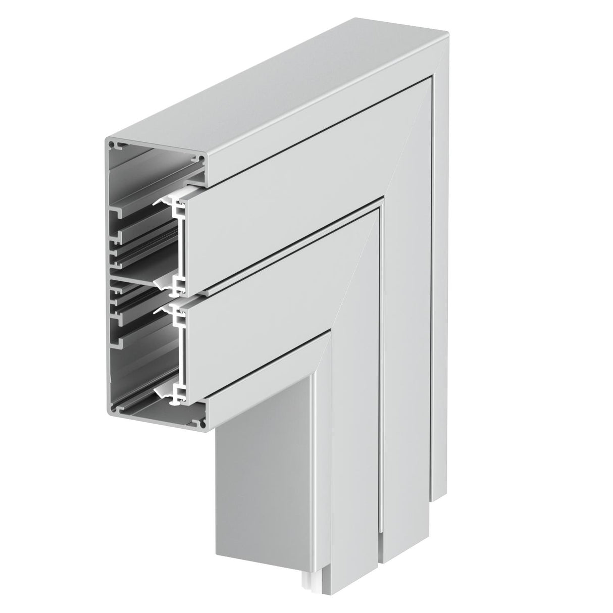 BETTERMANN Flachwinkel GEB-K UT/OT Alu GA-FS53130EL 53x130mm natur hfr