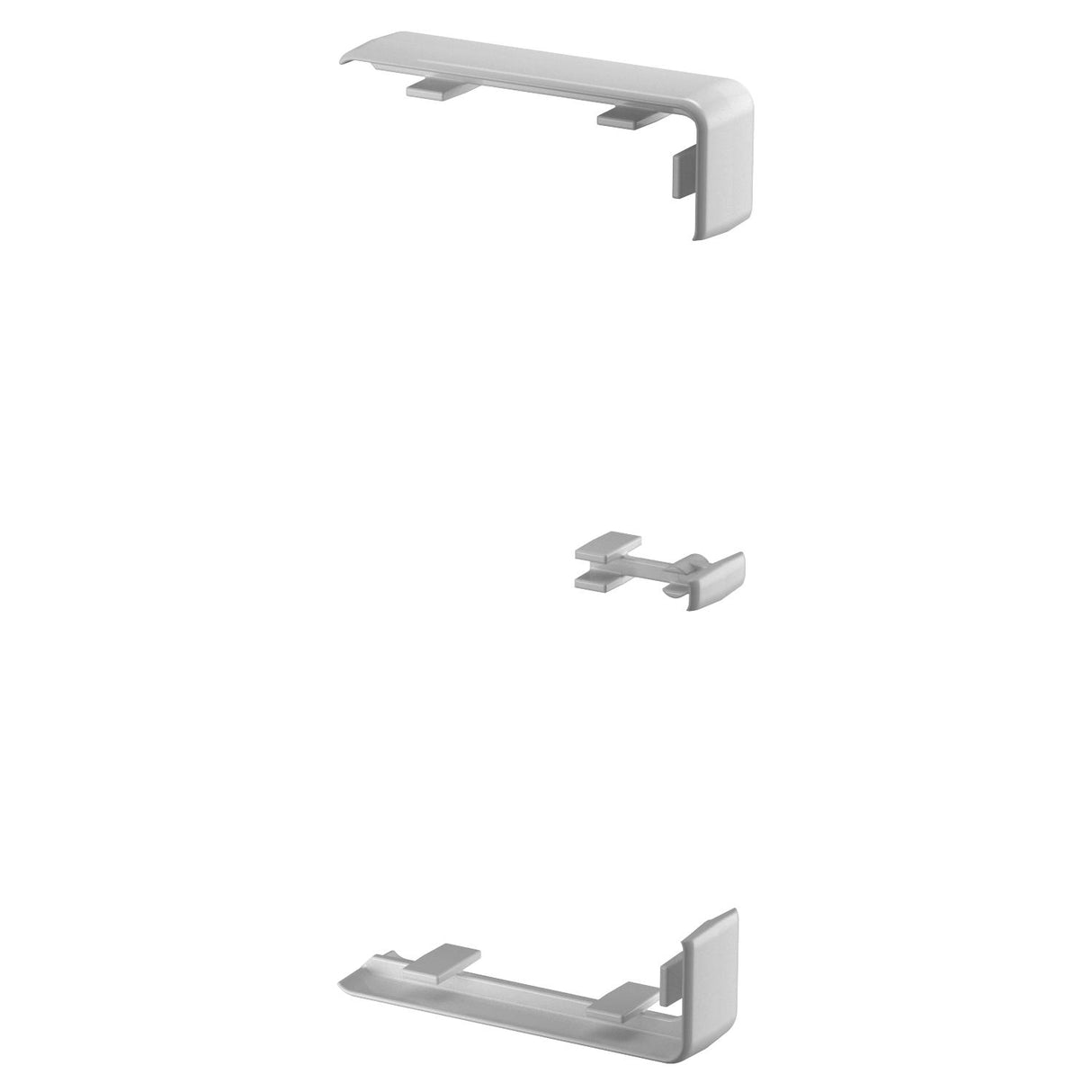 BETTERMANN Stoßabdeckung GEB-K Kst 130mm GK-KS45-2LGR lgr schieben unbeh RAL7035