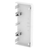 BETTERMANN Endstück GEB-K 130x53mm Kst GK-E53130RW li/re rws RAL9010 hfr unbeh