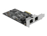 Delock PCI Express x2 Netzwerkkarte 2,5 Gigabit LAN 2 x RJ45 RTL8125