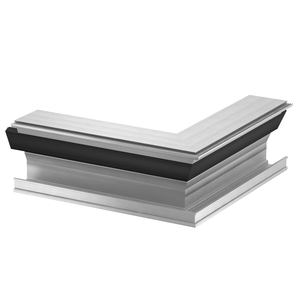 BETTERMANN Außeneck GEB-K 140x444mm UT GAD AEL 90° Alu natur hfr anod/elox