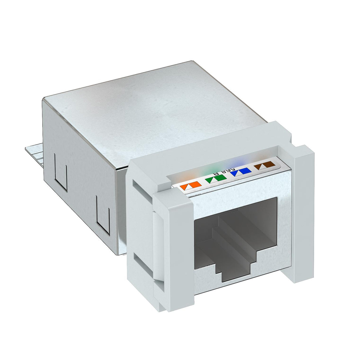 BETTERMANN Modular-Buchse Cat5 RJ45 rnd ASM-C5 GS Schirm litz mass gr LSA