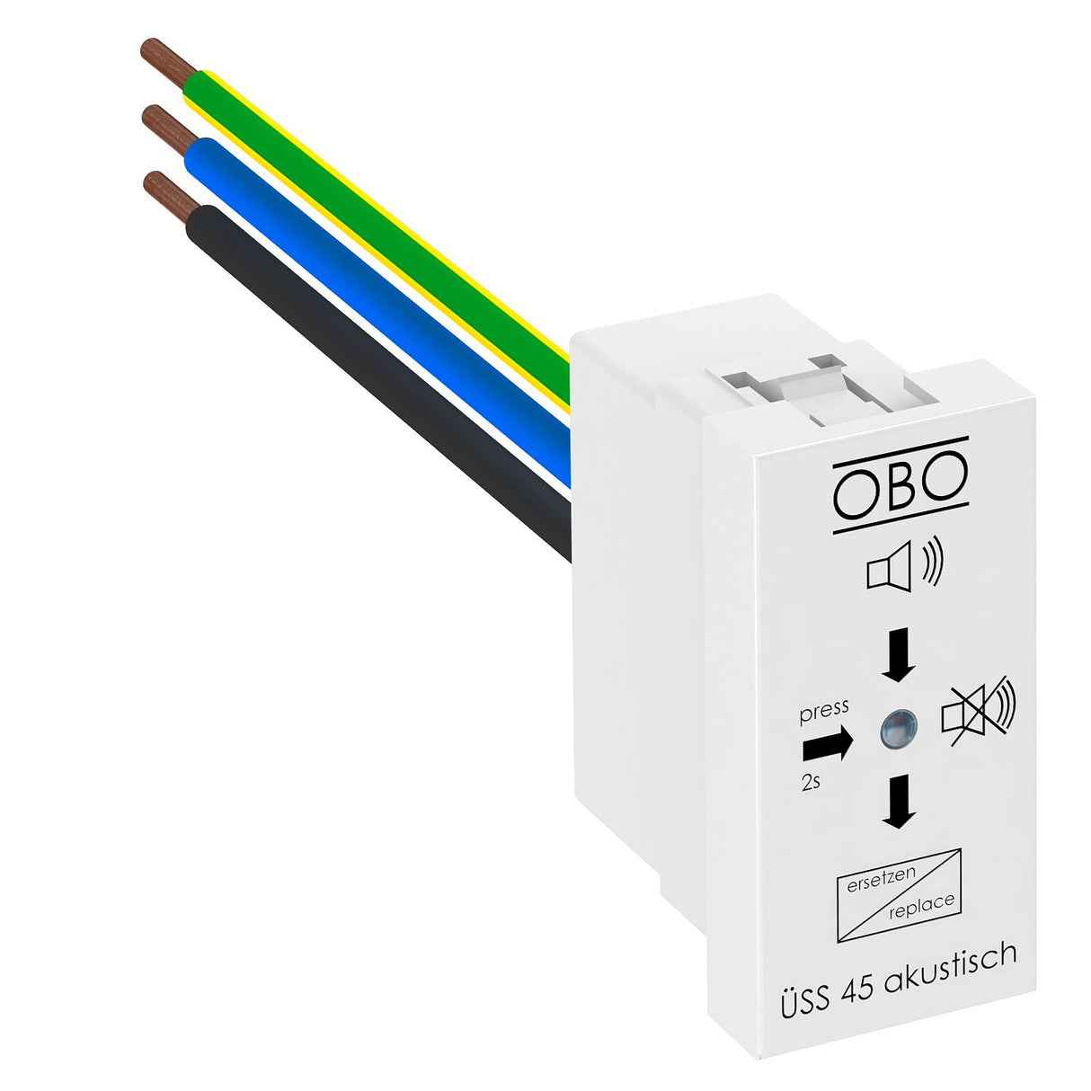 BETTERMANN Überspannungsschutz 230VAC 3p ÜSS 45-A-RW 1,5kV Kanaleinb akust 1,5kV