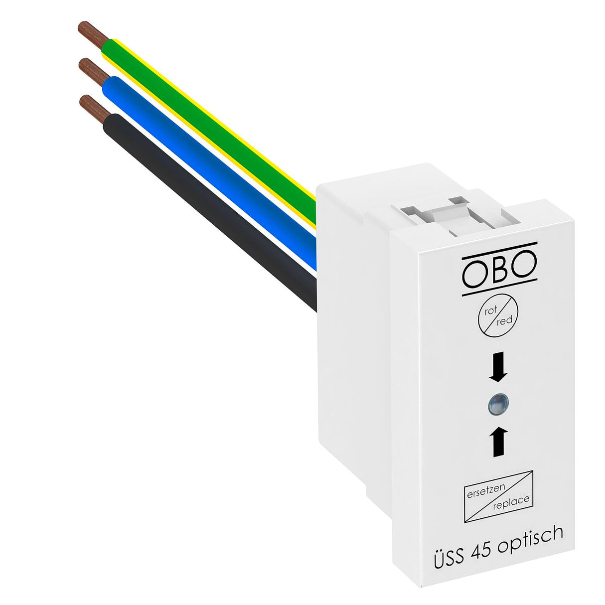 BETTERMANN Überspannungsschutz 230VAC 3p ÜSS 45-O-RW 1,5kV Kanaleinb opt