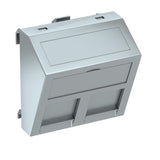 BETTERMANN Zentralplatte Mod-Jack 2f alu DTS-2B AL1 Schraubbef m.Staubschutz