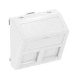 BETTERMANN Zentralplatte Mod-Jack 2f rws DTS-2F RW1 Schraubbef m.Staubschutz