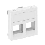 BETTERMANN Zentralplatte Mod-Jack 2f rws DTG-02C RW1 Schraubbef m.Beschr.Feld