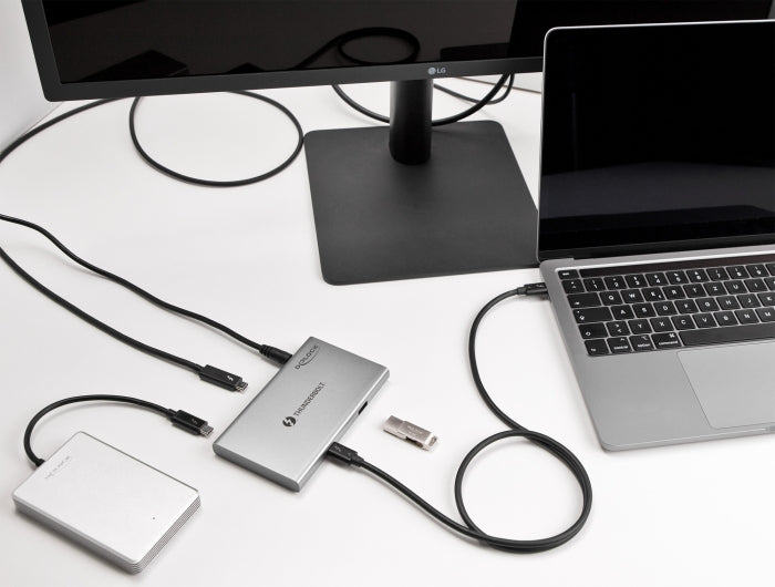 Delock Thunderbolt™ 4 Hub 3 Port mit zusätzlichem SuperSpeed USB 10 Gbps Typ-A Port - 8K