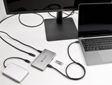 Delock Thunderbolt™ 4 Hub 3 Port mit zusätzlichem SuperSpeed USB 10 Gbps Typ-A Port - 8K