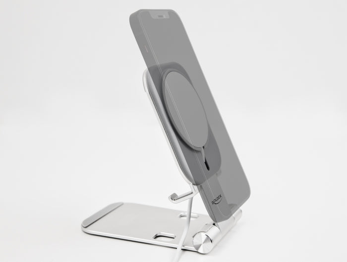 Delock Smartphone Standhalterung verstellbar für MagSafe Aluminium