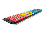 Delock 19″ Patchpanel 48 Port Cat.5e 2 HE farbig
