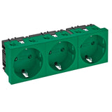 BETTERMANN Steckdose 3f gn mt GEB-K m.BS STD-D0 MZGN3 IP20
