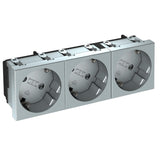 BETTERMANN Steckdose 3f alu mt GEB-K STD-D3S AL3 m.BS IP20