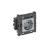 BETTERMANN Steckdose 1f alu mt GEB-K STD-D0C8 AL1 m.BS IP20