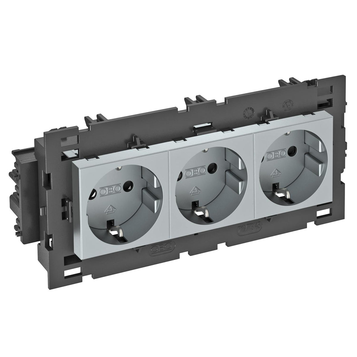 BETTERMANN Steckdose 3f alu mt GEB-K STD-D0C8 AL3 m.BS IP20