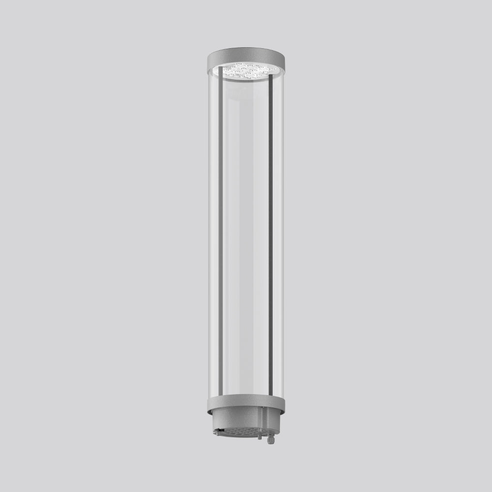 RZB LED-Pollerleuchte 55W IP65 3000K si LUPALO 612324.004.76 5550lm Alu Kst_tr