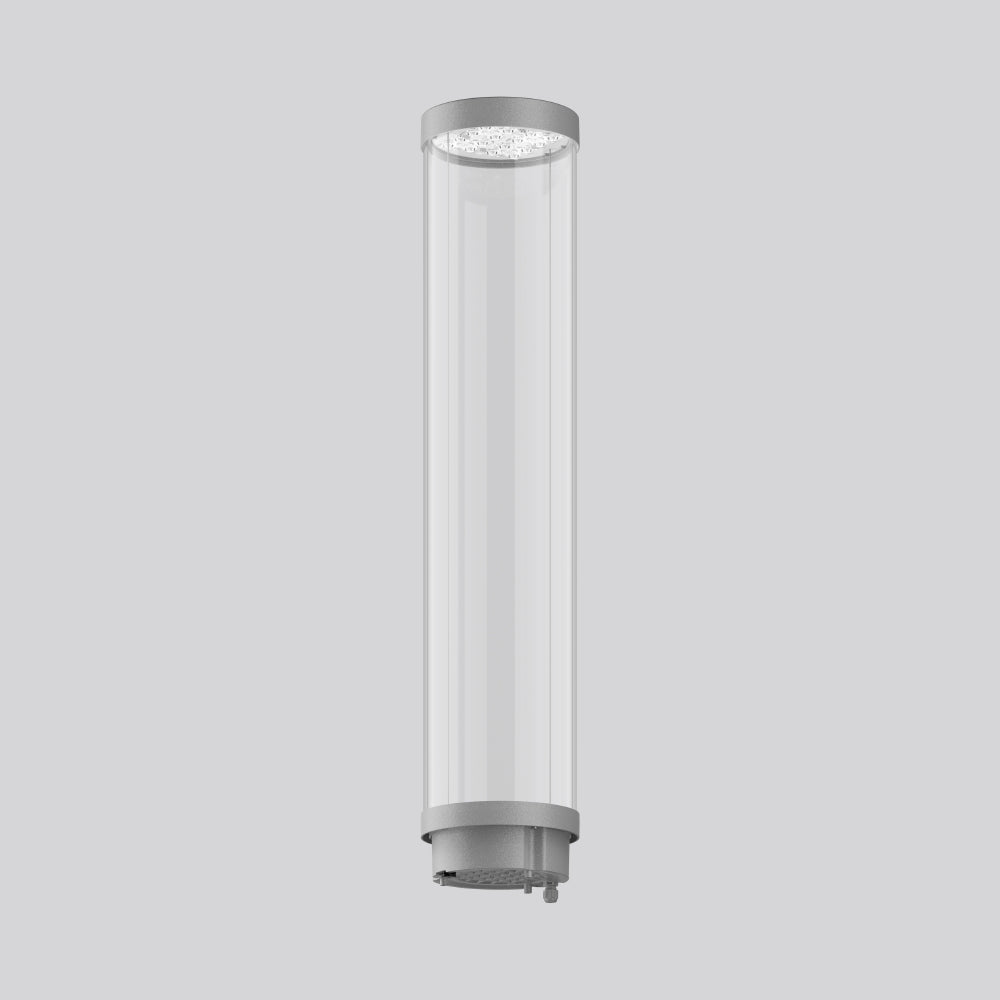 RZB LED-Pollerleuchte 55W IP65 4000K si LUPALO 612329.004.1.76 5550lm Alu Gl_tr