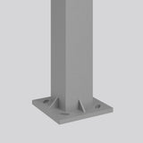 RZB Lichtmast 4,2m quadrat Alu BOCARO 612357.004 pulverbesch