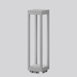 RZB LED-Pollerleuchte 20W IP66 3000K si BOCARO 612381.004 1650lm Alu Gl_tr
