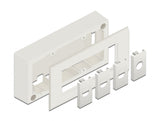 Delock Easy 45 Aufputzgehäuse 152 x 82 mm, weiß