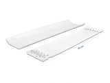Delock Kabelkanal selbstklebend mit Kabelbefestigung 85 x 10 mm - Länge 300 mm 2 Stück weiß