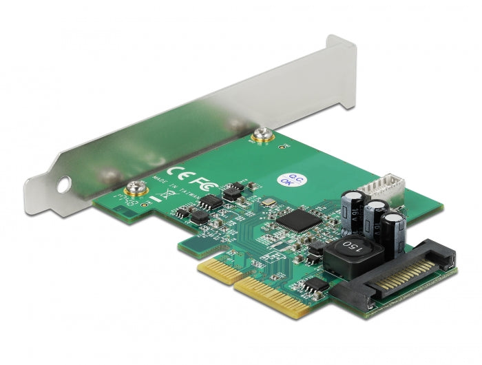 Delock PCI Express x4 Karte zu 1 x intern USB 3.2 Gen 2 Key B 20 Pin Buchse