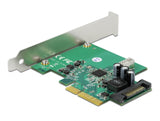 Delock PCI Express x4 Karte zu 1 x intern USB 3.2 Gen 2 Key B 20 Pin Buchse
