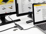 Delock USB Type-C™ zu Dual HDMI Adapter mit 4K 60 Hz und USB Port