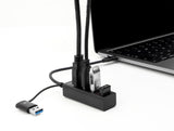 Delock 4 Port USB 5 Gbps Hub mit USB Type-C™ oder USB Typ-A Anschluss