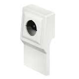 REHAU Geräteträger SL-K 1f rws 110x20mm SL ETler20110rws m.Zentralsch