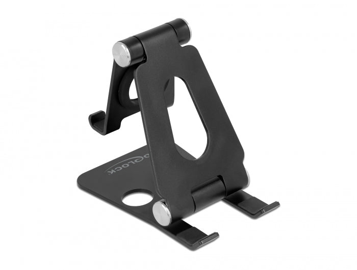 Delock Smartphone und Smartwatch Standhalterung verstellbar schwarz