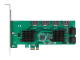Delock 8 Port SATA PCI Express x1 Karte - Low Profile Formfaktor
