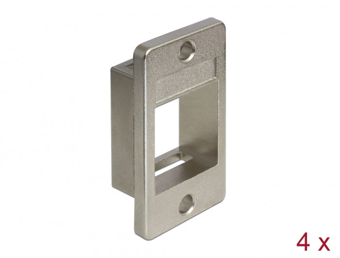 Delock Keystone Halterung für Gehäuse 4 Stück