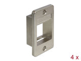 Delock Keystone Halterung für Gehäuse 4 Stück
