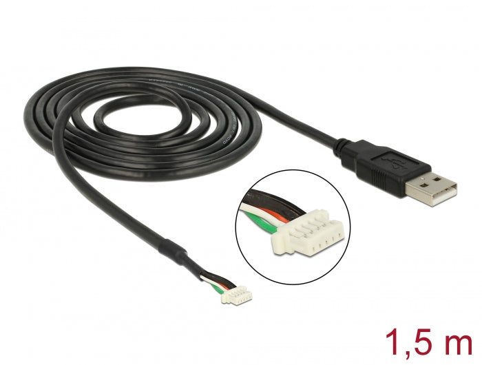 Delock USB 2.0 Anschlusskabel für 5 Pin Kameramodule V5 V51 1,5 m