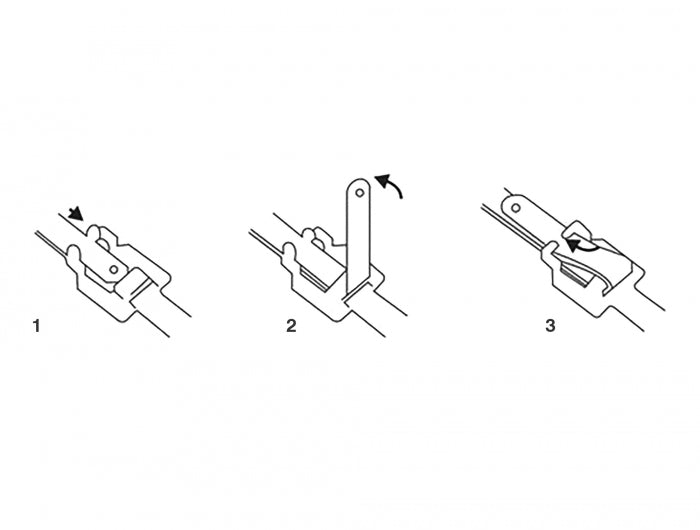 Delock Edelstahlkabelbinder wiederverwendbar mit Faltverschluss L 150 x B 10 mm 20 Stück