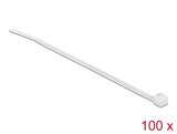 Delock Kabelbinder transparent L 100 x B 2,5 mm 100 Stück