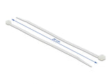 Delock Kabelbinder transparent L 200 x B 3,6 mm 100 Stück
