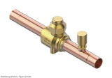 Kugelabsperrventil GBCH 12s 12mm löt ODFfür CO2, mit Schraderventil, max.90 bar*