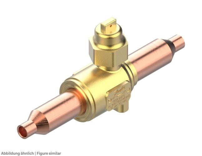 Kugelabsperrventil GBCT 6s 1/4" löt ODF CO2, ohne Schraderventil, max.140 bar