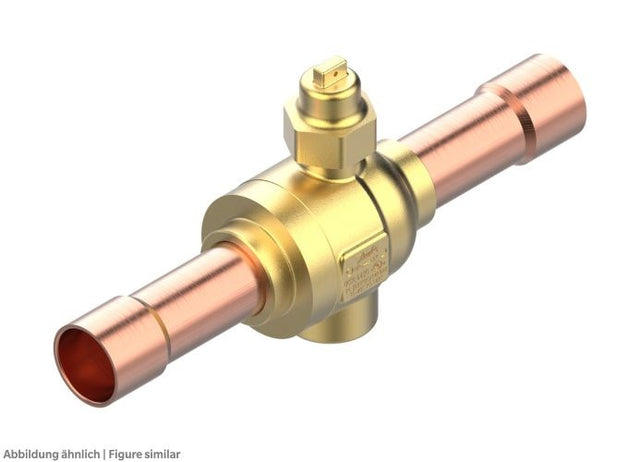 Kugelabsperrventil GBCT 22s 7/8" löt ODF CO2, ohne Schraderventil, max.140 bar