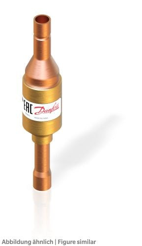Rückschlagventil Danfoss NRV 6s v2, 1/4"Durchgang löt, delta p 0,04bar, PS49 bar