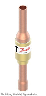 Rückschlagventil Danfoss NRV 10s v2,10mmDurchgang löt, delta p 0,04bar, PS49 bar