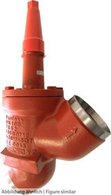 SVA-S 200 D STR Absperrventil, Durchg. mit Kappe, Danfoss, PS52, DIN-Schweiß