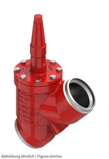 SVA-S 150 D STR Absperrventil, Durchg. mit Kappe, Danfoss, PS65, DIN-Schweiß