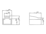 Delock Staubschutz für RJ45 Stecker 10 Stück transparent