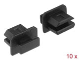 Delock Staubschutz für mini DisplayPort Buchse mit Griff 10 Stück schwarz