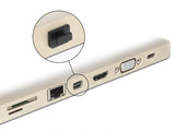Delock Staubschutz für mini DisplayPort Buchse mit Griff 10 Stück schwarz