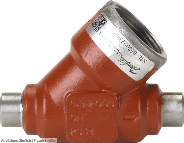 Gehäuse 6 D STR, Durchg. o. Einsatz Danfoss, PS52, DIN-Schweiß